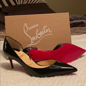 💃🏼👠Christian LouBoutin Iriza Patent Black Heels